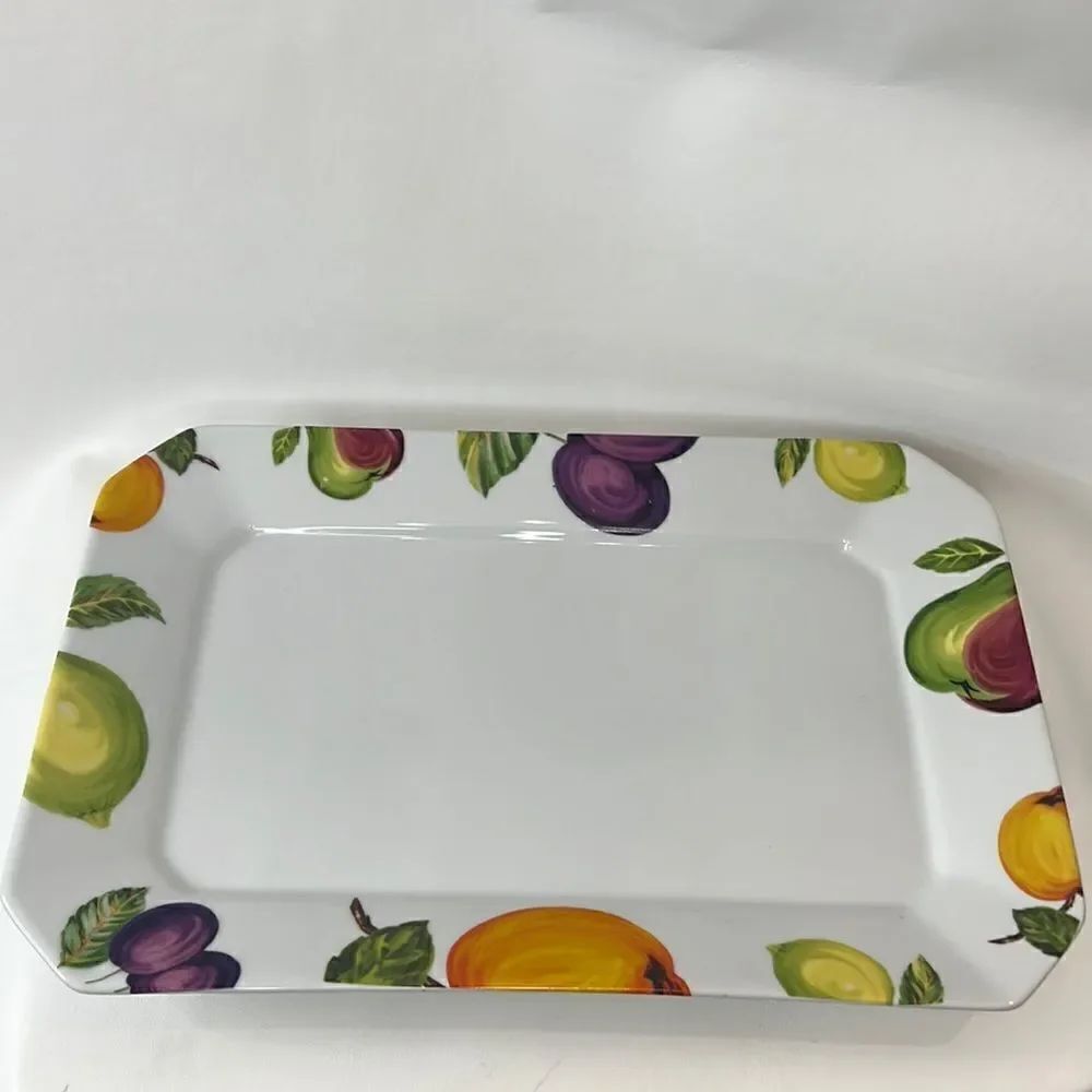 Garry’s Serving Platter Dried Fruit & Nuts 9 1/2 X 15 Inches Weigh 4 Pounds 7 Oz